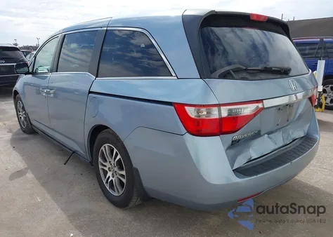 2013 Honda Odyssey Ex-L z USA, uszkodzony, nr VIN 5FNRL5H6XDB037648